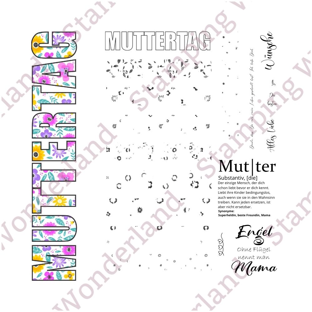 Stempelset Muttertag