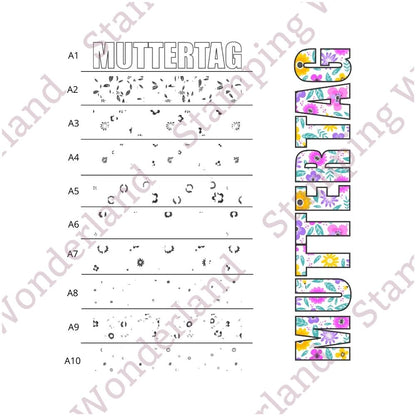 Stempelset Muttertag